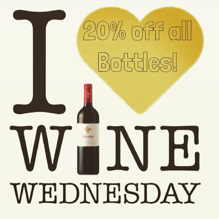 Join us at Versai tomorrow and get 20% off all bottles of wine! 🍷. Who doesn't love Wine Wednesdar! ❤️🍷. Don't forg…