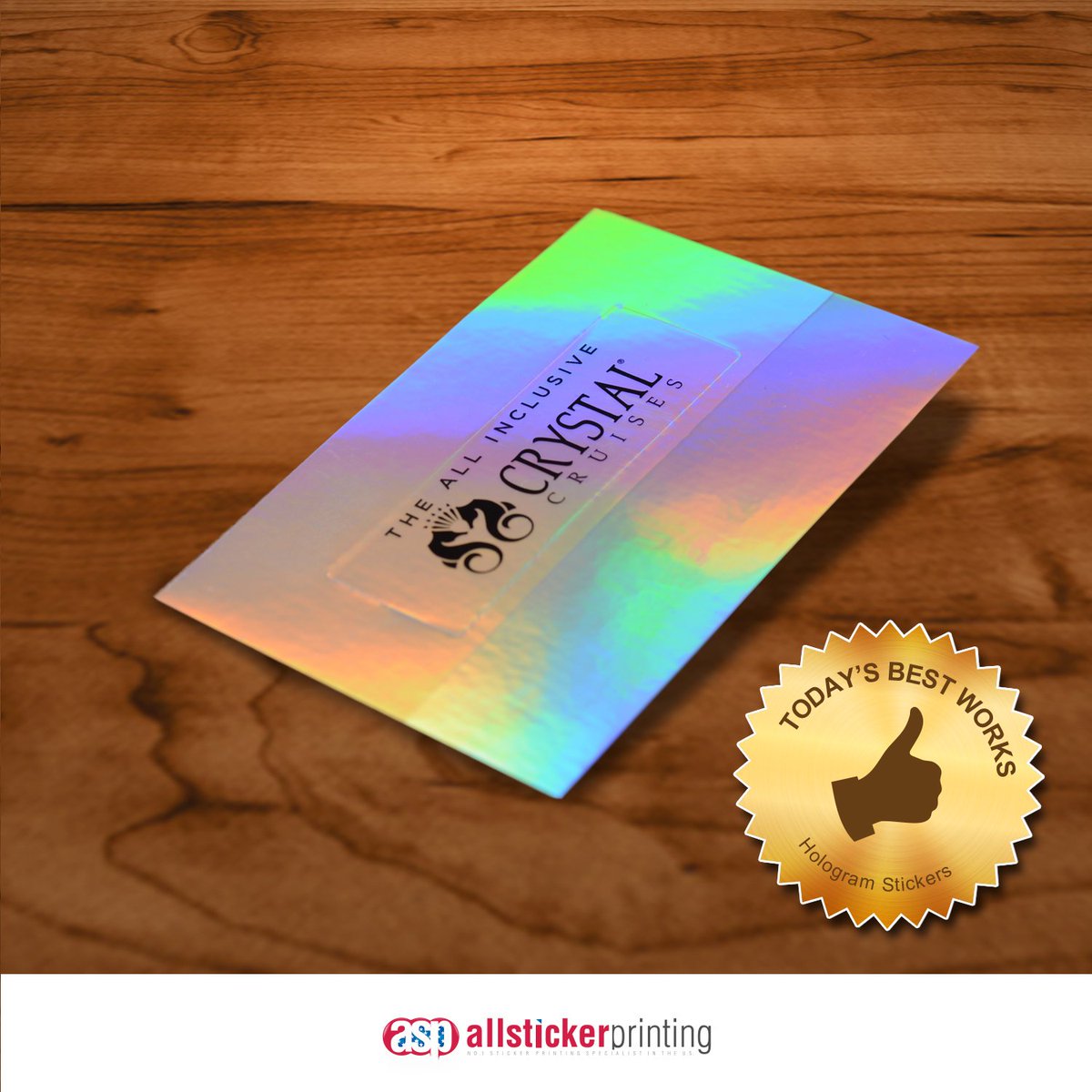 AllStickerPrint's tweet image. #WonderfulWednesday May your day be as colorful as this #Hologram #Stickers. Quote Now - goo.gl/gU57ZK
