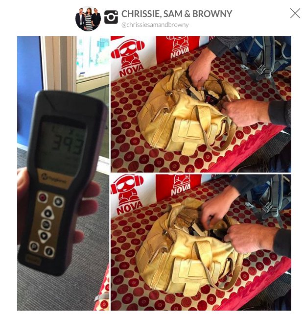 Earthecco at Nova 100 @chrissysamandbrowny checking for bacteria in the office today! ow.ly/OMZE300MXx0