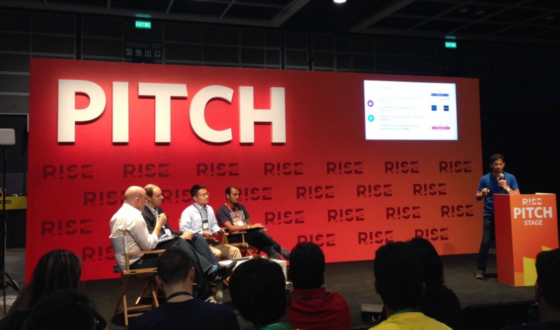 PITCH semi-finals going down now @hxlgroup @scootapp @getsvet @tripinsiders @usemyvoucherapp @timeular #RISEConf