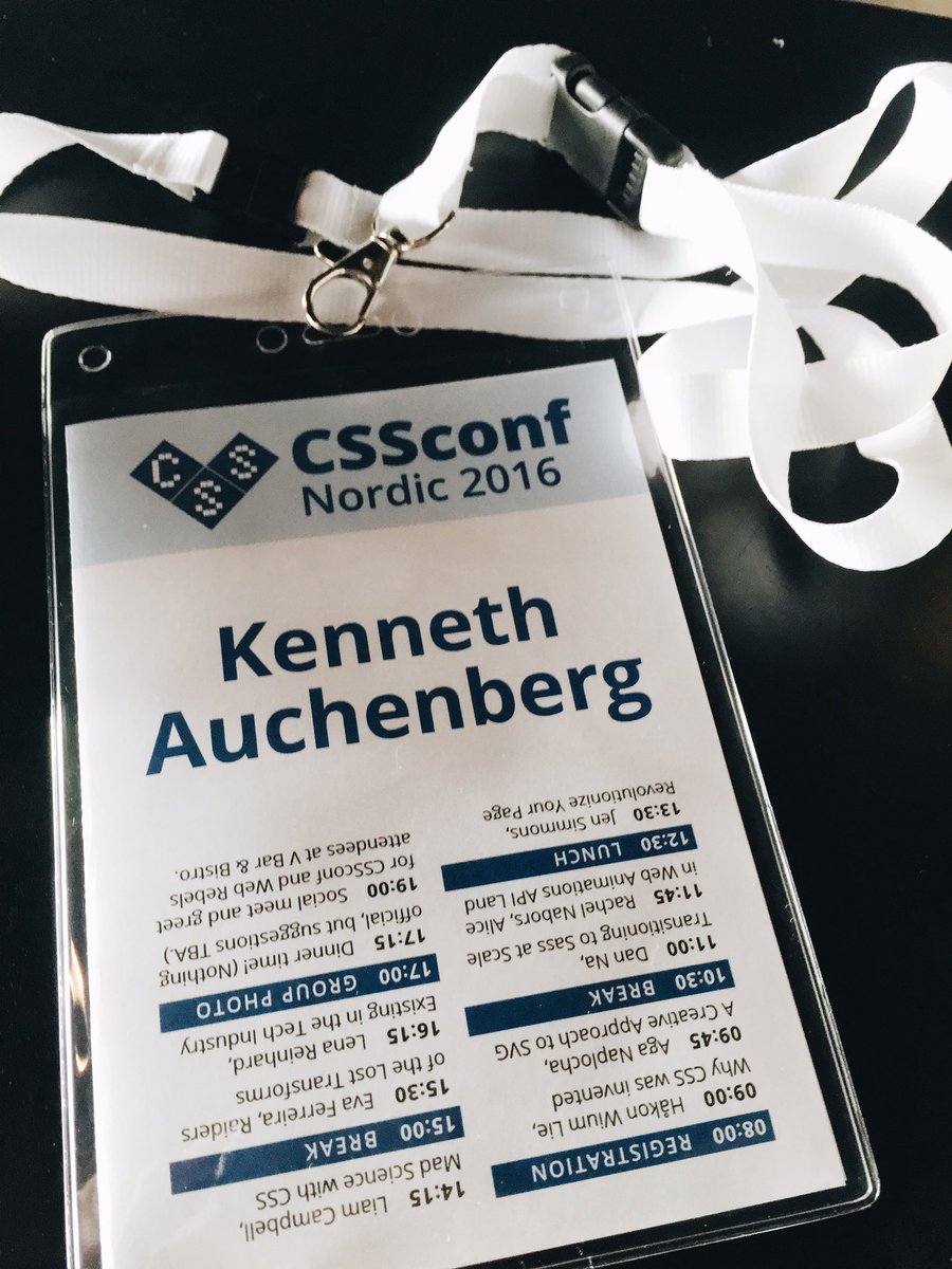auchenberg's tweet image. Hello #cssconfno!