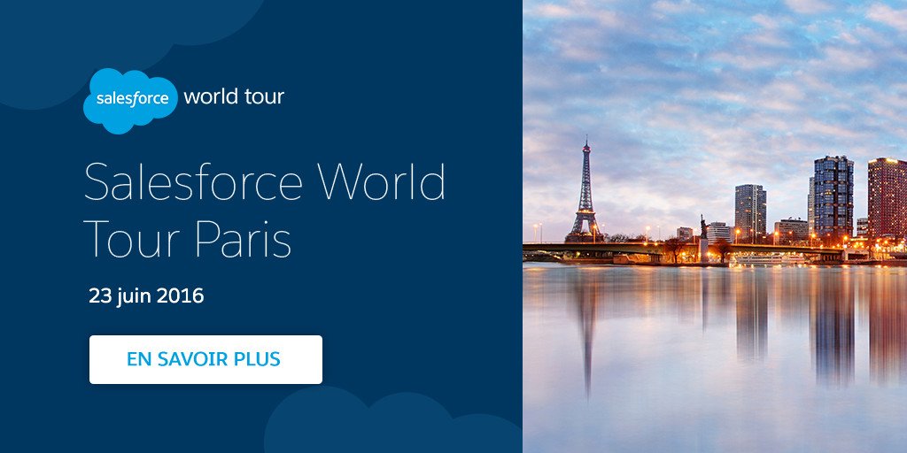 Rejoignez-nous au #SalesforceTourParis le 23 juin prochain. #événement #Salesforce #Sylpheo sforce.co/1spGr6I