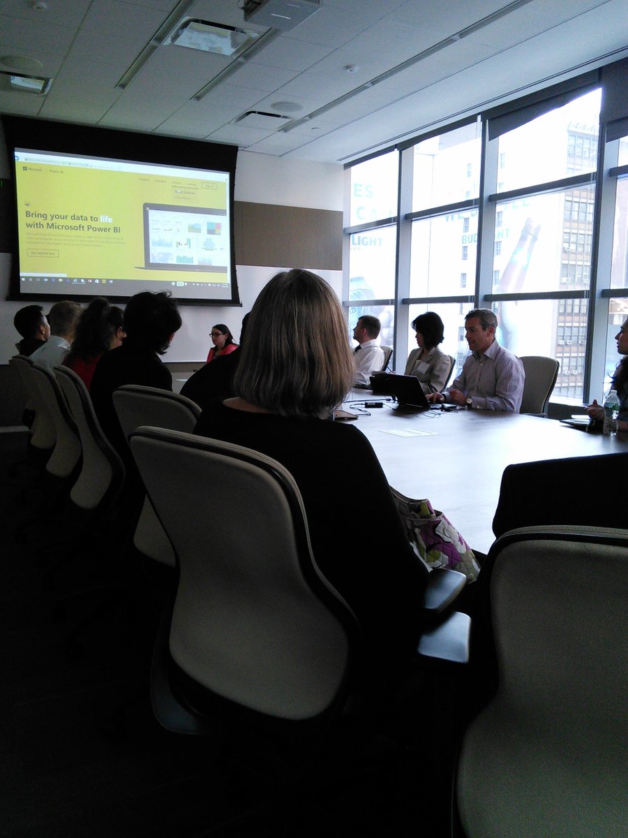 omalleybusiness's tweet photo. Laurent Banon (@banonl) of @MicrosoftNY demonstrates @MSPowerBI to participants of #BACMC2016. Thanks Laurent! https://t.co/wfFG5gIPaj