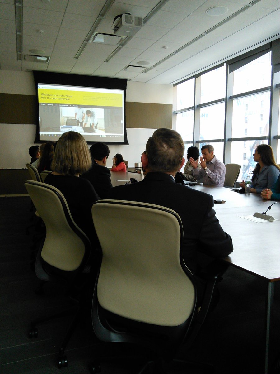 omalleybusiness's tweet photo. Laurent Banon (@banonl) of @MicrosoftNY demonstrates @MSPowerBI to participants of #BACMC2016. Thanks Laurent! https://t.co/wfFG5gIPaj