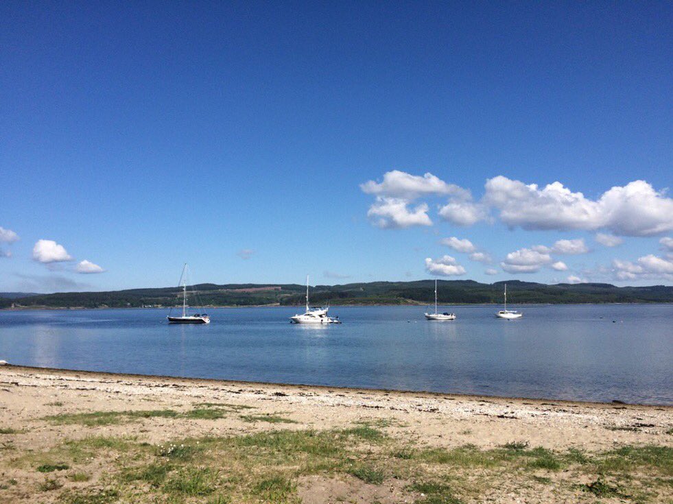 Great to see all the moorings filled <a href="/_Oystercatcher/">The Oystercatcher</a> this weekend photo from <a href="/clancharters/">Clan Charters</a> who know the best places
