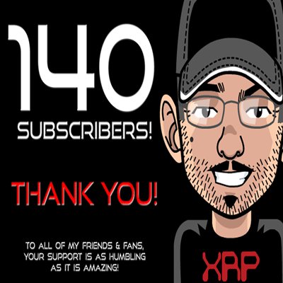 MisterUltimate's tweet photo. Seriously, you guys are the reason why I love making video! Thank you so much! #GamersUnite #XRPCrew https://t.co/XUeemYNer5