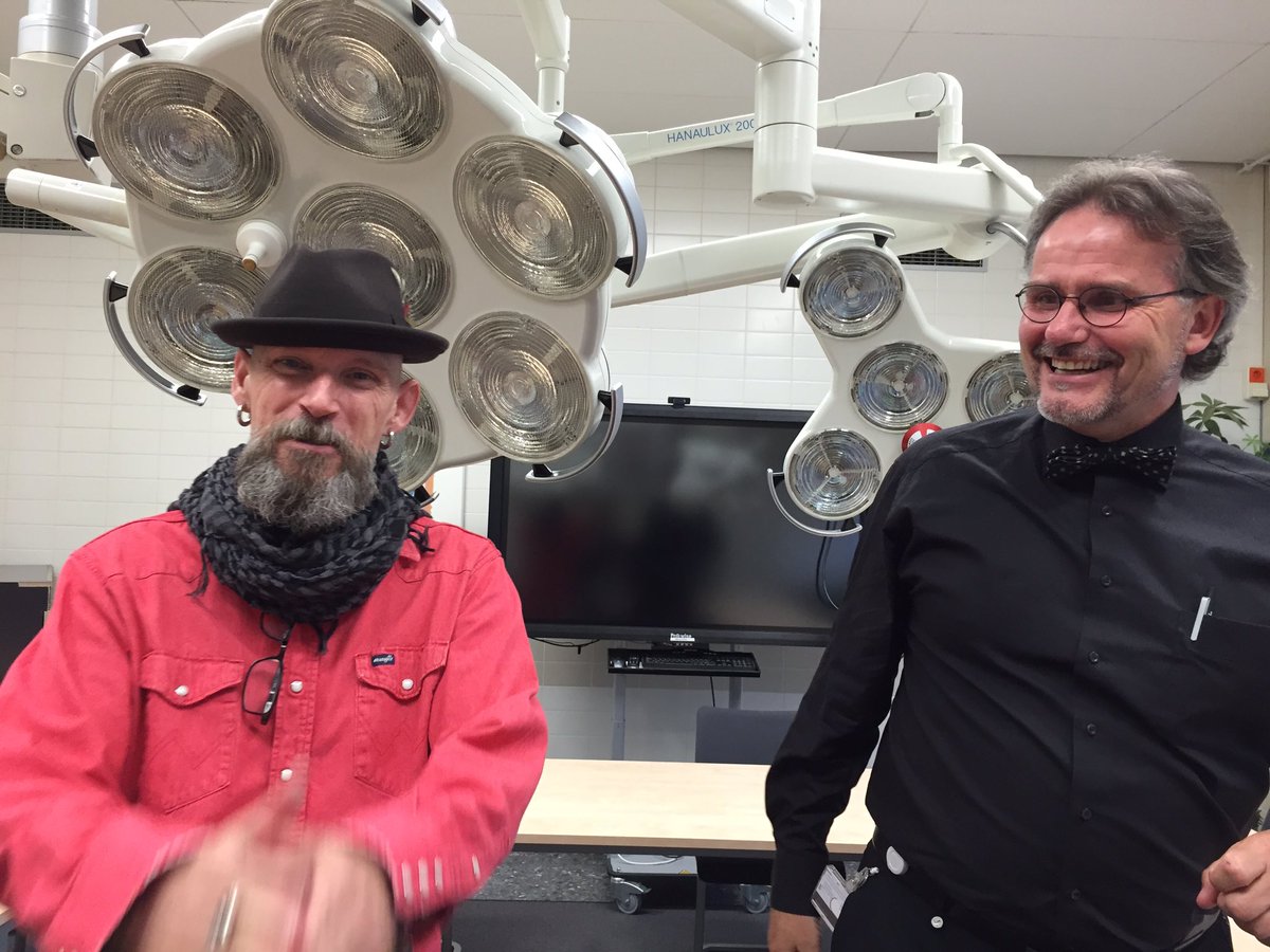 nickisnpdx's tweet photo. #innovation AND fun w @lucienengelen @reshape @radboudumc 😊🌍💖 #HackingHealthNL #OFH16 https://t.co/eHL29FRWe8