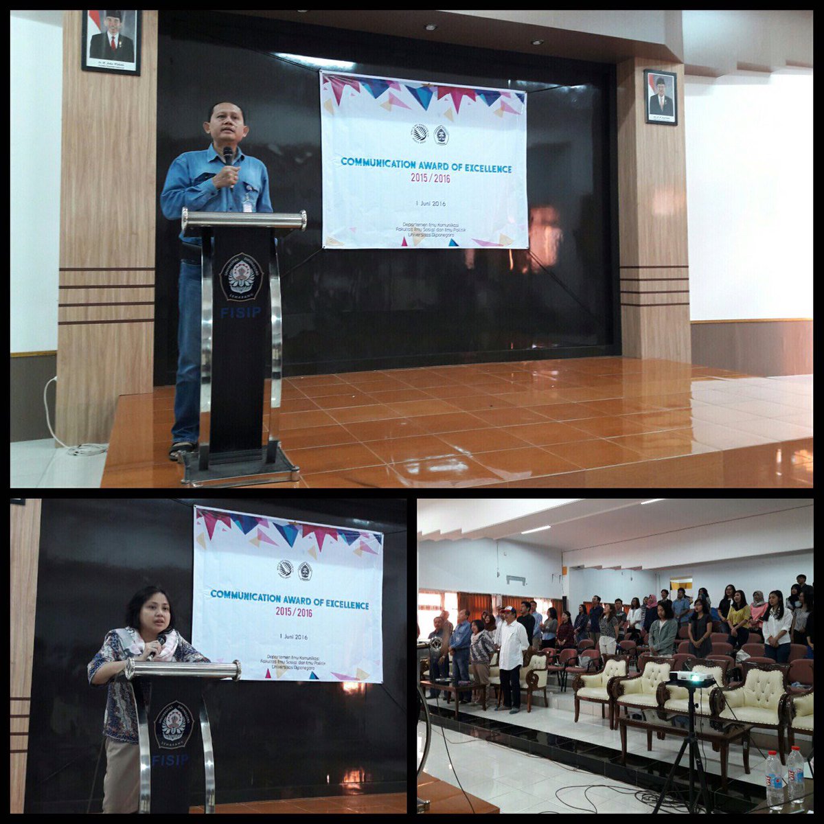 [SEDANG BERLANGSUNG!] Communication Award of Excellence 2015/2016 di ruang Teater FISIP UNDIP.
