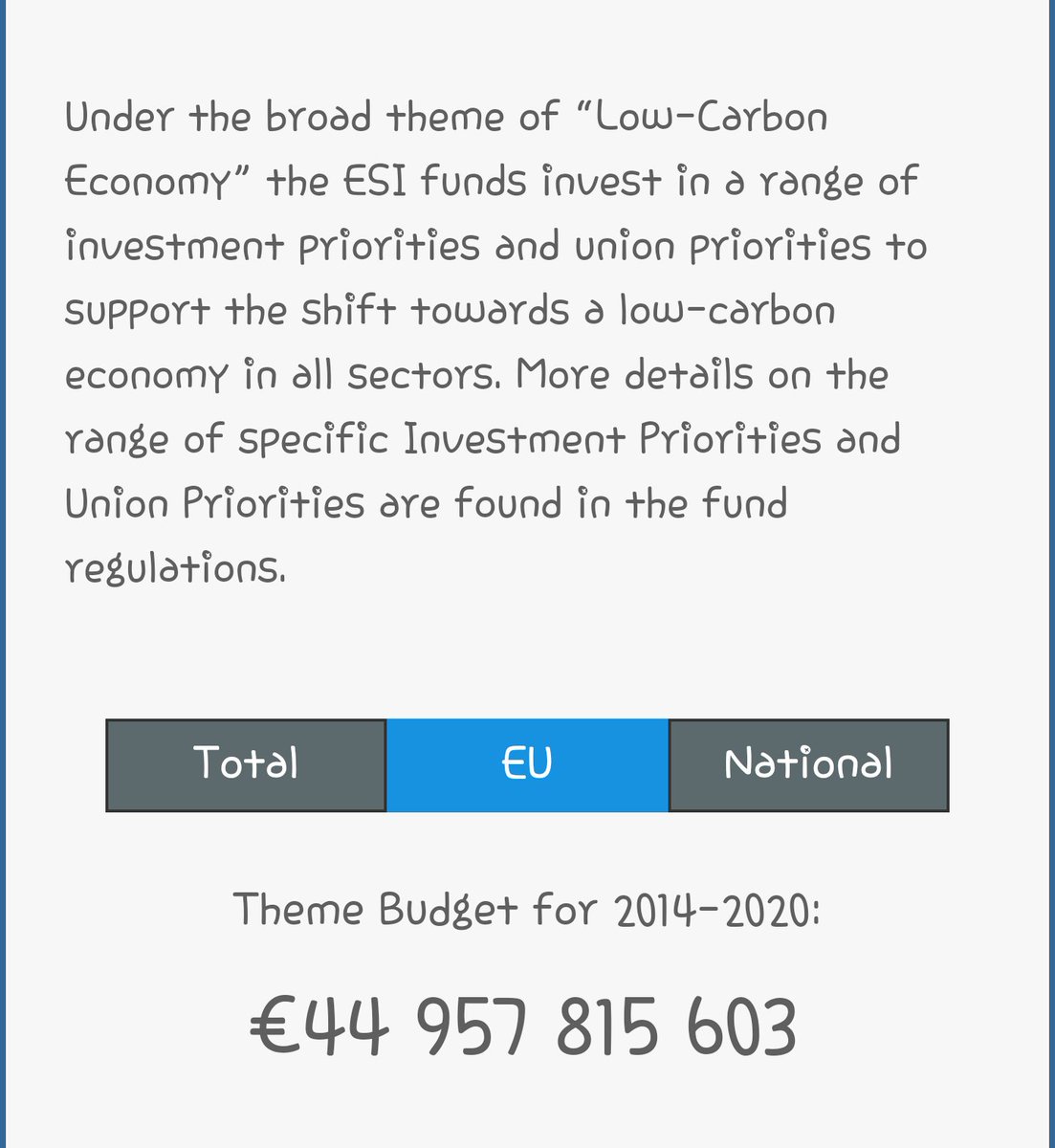EUinmyRegion's tweet photo. #ESIFunds for #lowcarbon #climatechange &amp; #riskprevention environment protection #resourcesefficiency #EUGreenweek https://t.co/XjBOwKeY7s