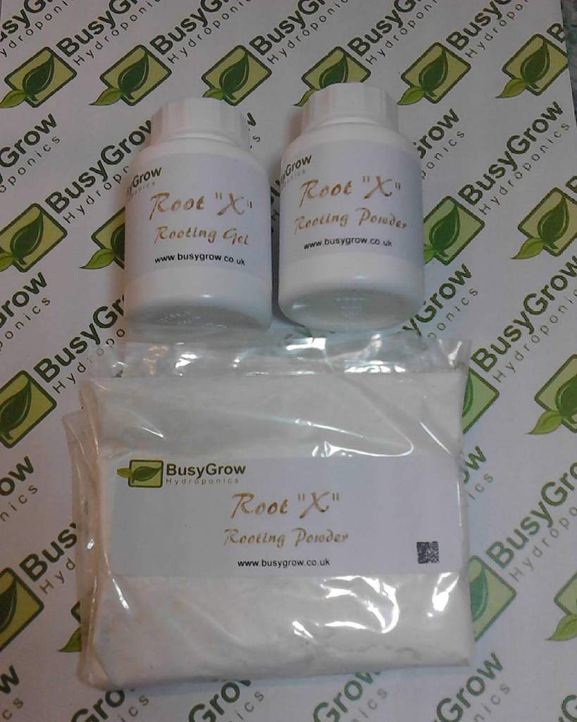 Root "X" new rooting gel &amp; rooting powder formula from BusyGrow. Available in 3 strengths to best suit your plant t…