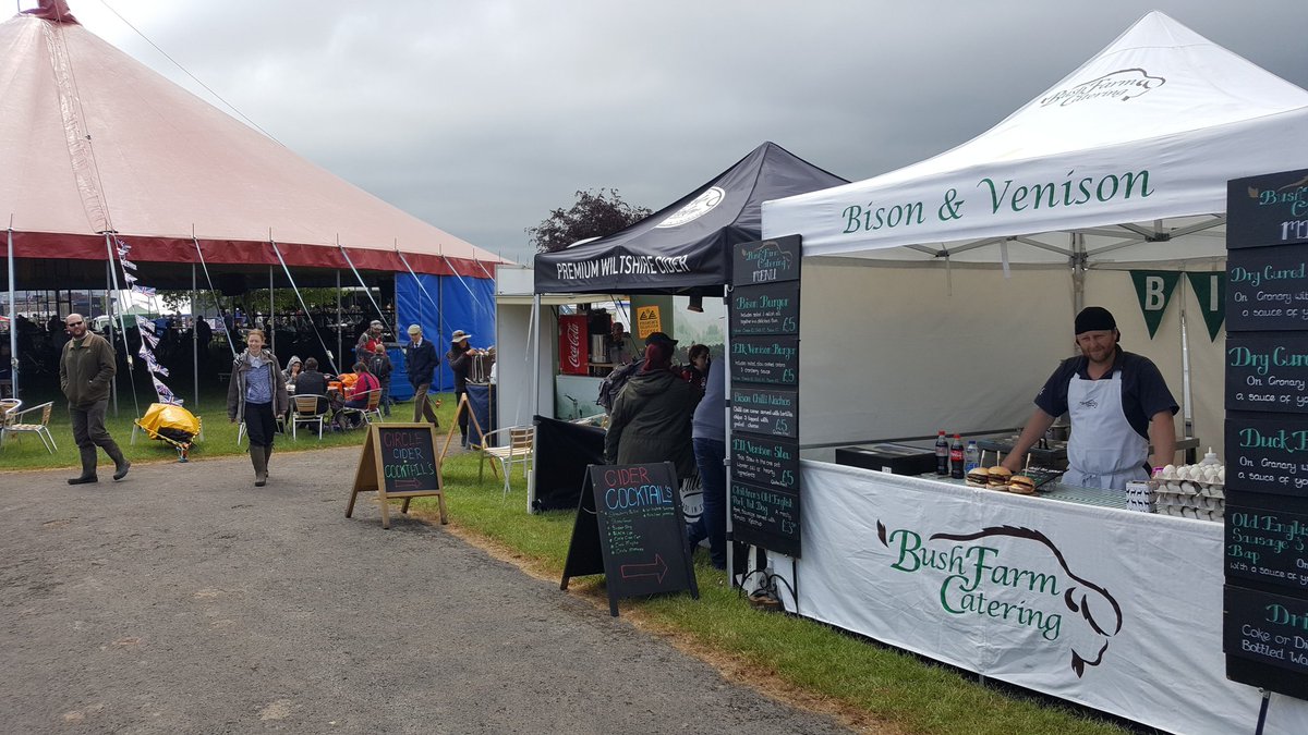 Bushfarmbison's tweet photo. - don't panic BushFarm fans, we are here at @BathandWest just in a different place!!! Avenue C by the bandstand! https://t.co/4iOiogPEMp