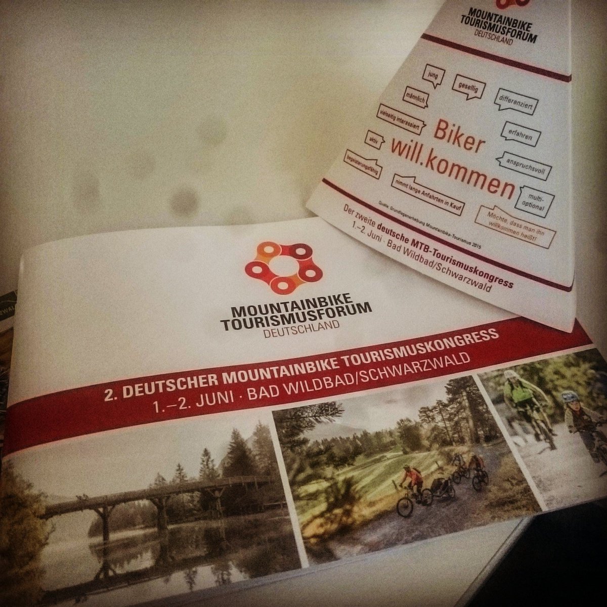 VogtlandBike's tweet photo. Wir sind dabei - 2. Deutscher Mountainbike Tourismuskongress! Ja, WIR SIND ES WERT! #mtd2016 #wirsindmtb https://t.co/1STfF8vs8D