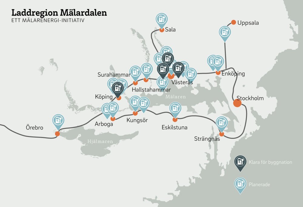 Malarenergi's tweet photo. Mälarenergi skapar Laddregion Mälardalen.  https://t.co/BGwbomqnsX https://t.co/AmUjRyjlH5