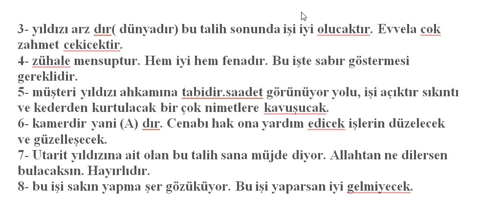 10)
BİR İŞİN HAYIRLI OLUP OLMADIĞI HAKKINDA: