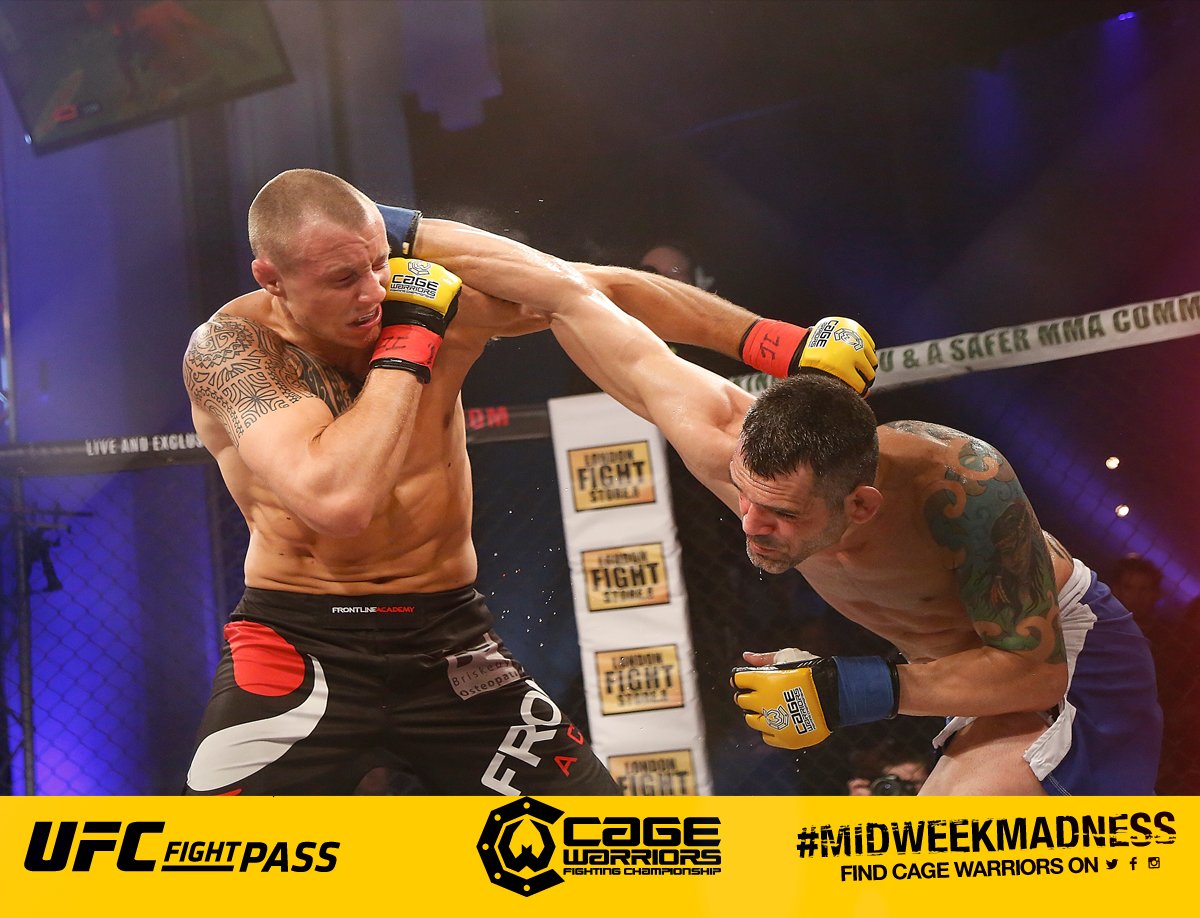 CageWarriors's tweet photo. #MidweekMadness from man of the hour @_jack_the_joker as he unleashes some shots at #CWFC75 🇸🇪 💥 #MMA #CWFC https://t.co/gYzU1WBFvo