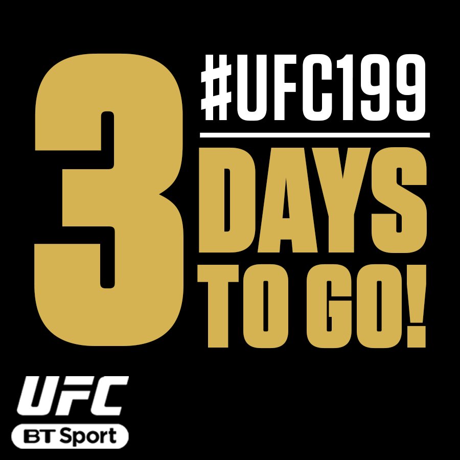 #UFC199 is nearly here! 🙌