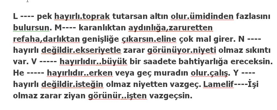 15)
BİR İŞİN HAYIRLI OLUP OLMADIĞI HAKKINDA: