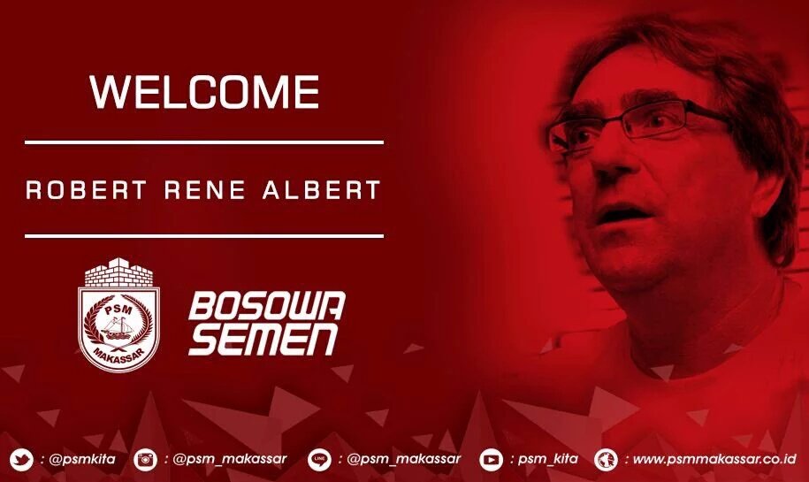 Selamat menjadi nakhoda tim kebanggaan kami @PSMkita Meneer Robert Rene Albert. Welcome back