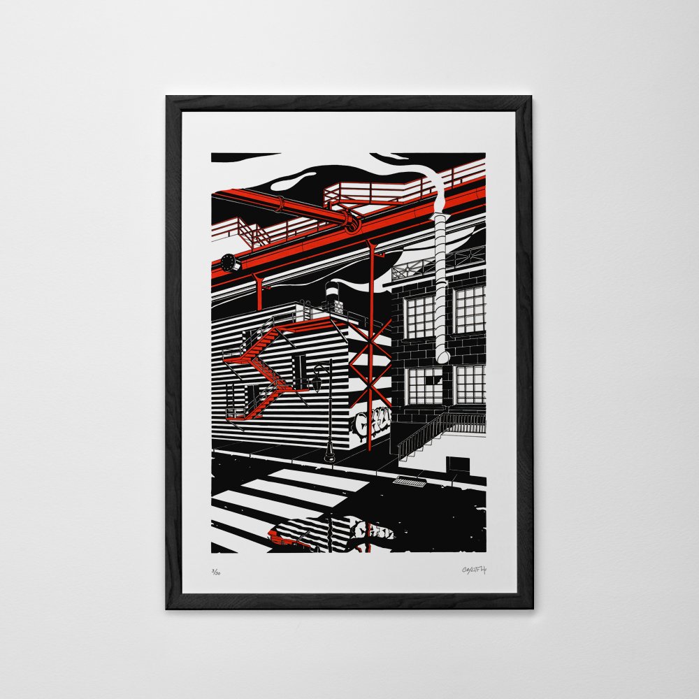 TheFineLab's tweet photo. New #design - Nouvelle #serigraphie signée par #Chufy dispo sur le shop https://t.co/ORjLPwVV20 #Lyon #onlylyon https://t.co/kC83q12cLE