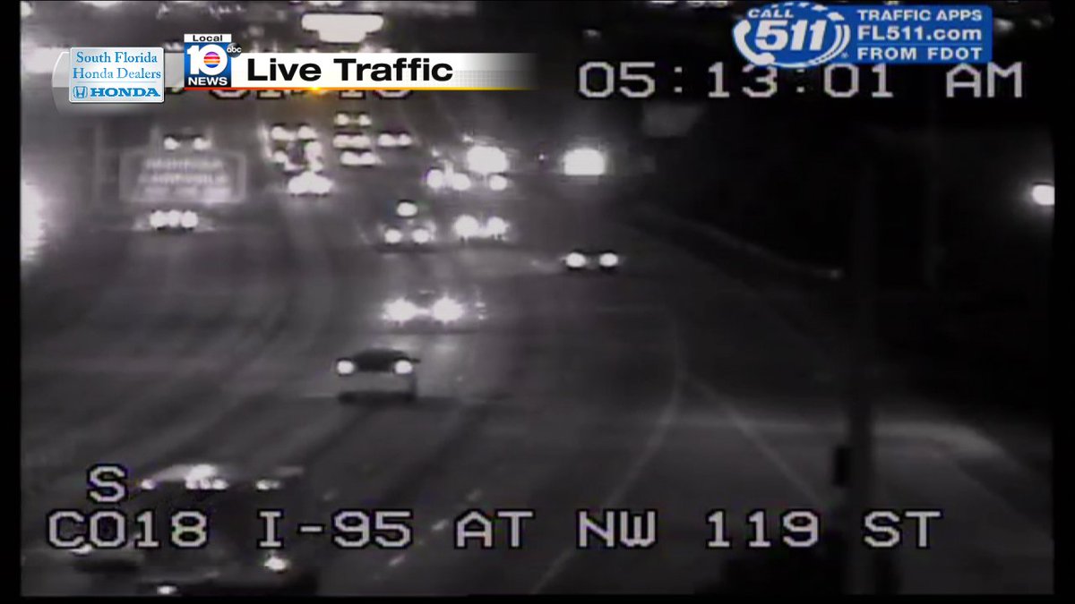 Crash on I-95 SB and NW 119th St #TRAFFIC #MIAMI https://t.co/Bd0cnDME2g