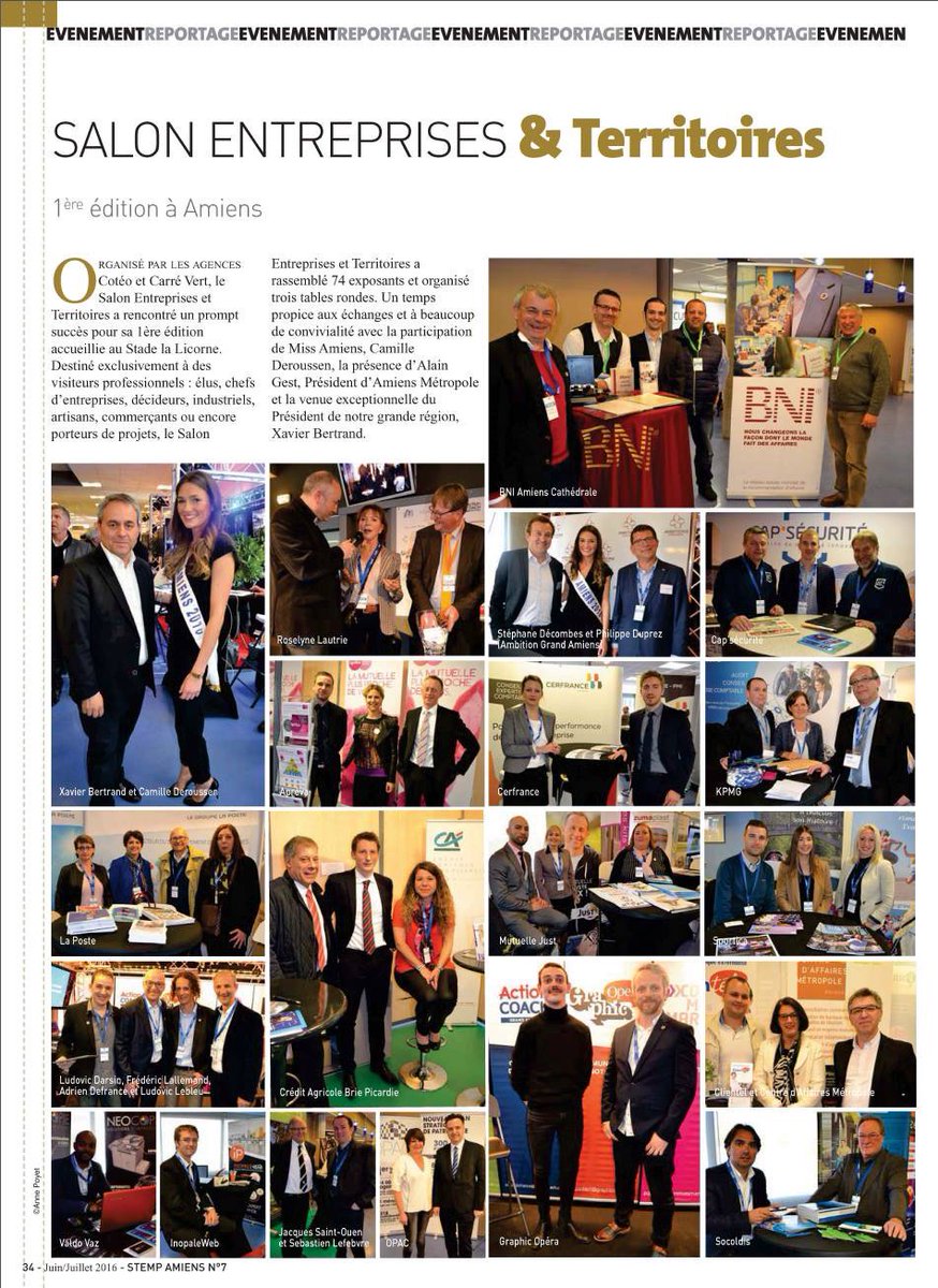 CerfrancePNS's tweet photo. Dans #StempMag Amiens, retour sur le Salon Entreprises et Territoires, avec la participation de Cerfrance Somme https://t.co/udQAxWjAiH