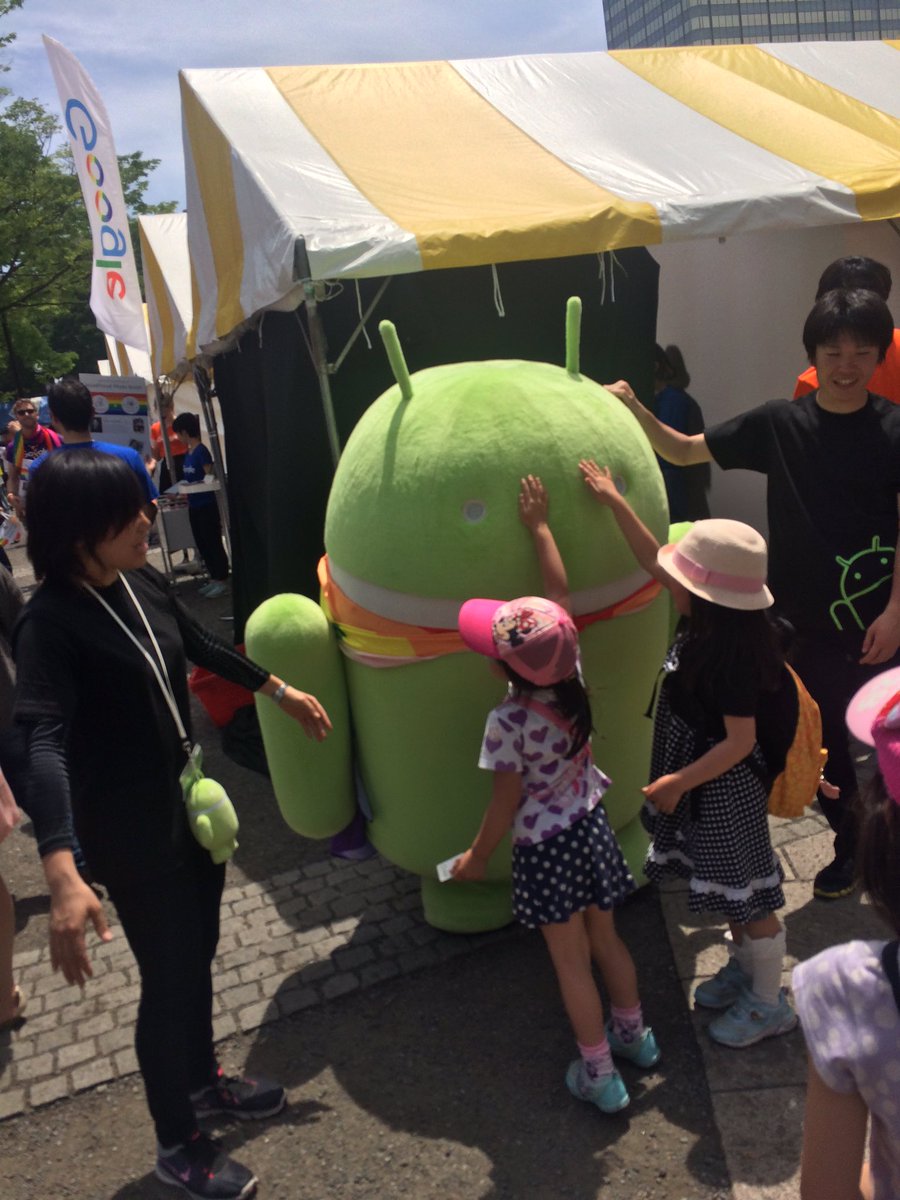 tuna_puni's tweet photo. #TRP2016 の時の
ドロイド君 https://t.co/qzTdtjlhlN