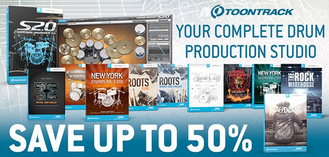 absolutemusicuk's tweet image. Superior summer 2 professional drum production – now at 40% off. bit.ly/1XffmjQ #Drumsoftware #recording