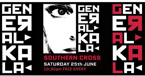 KalaGeneral's tweet image. Hey Wellington, we are playing at the Southern Cross 25th of June 10:30pm 💋