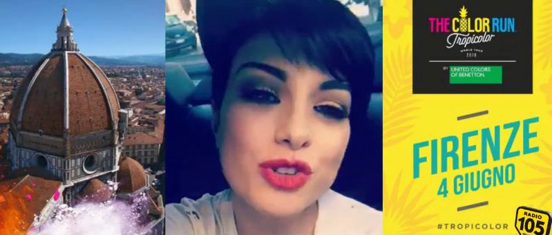 Radio105's tweet photo. .@ManuDolcenera e @GliAutogol vi aspettano a #TheColorRunFirenze! Il VIDEO di #Dolceneraβ‘ https://t.co/7Jna6gCssj https://t.co/9xWa62VMN4