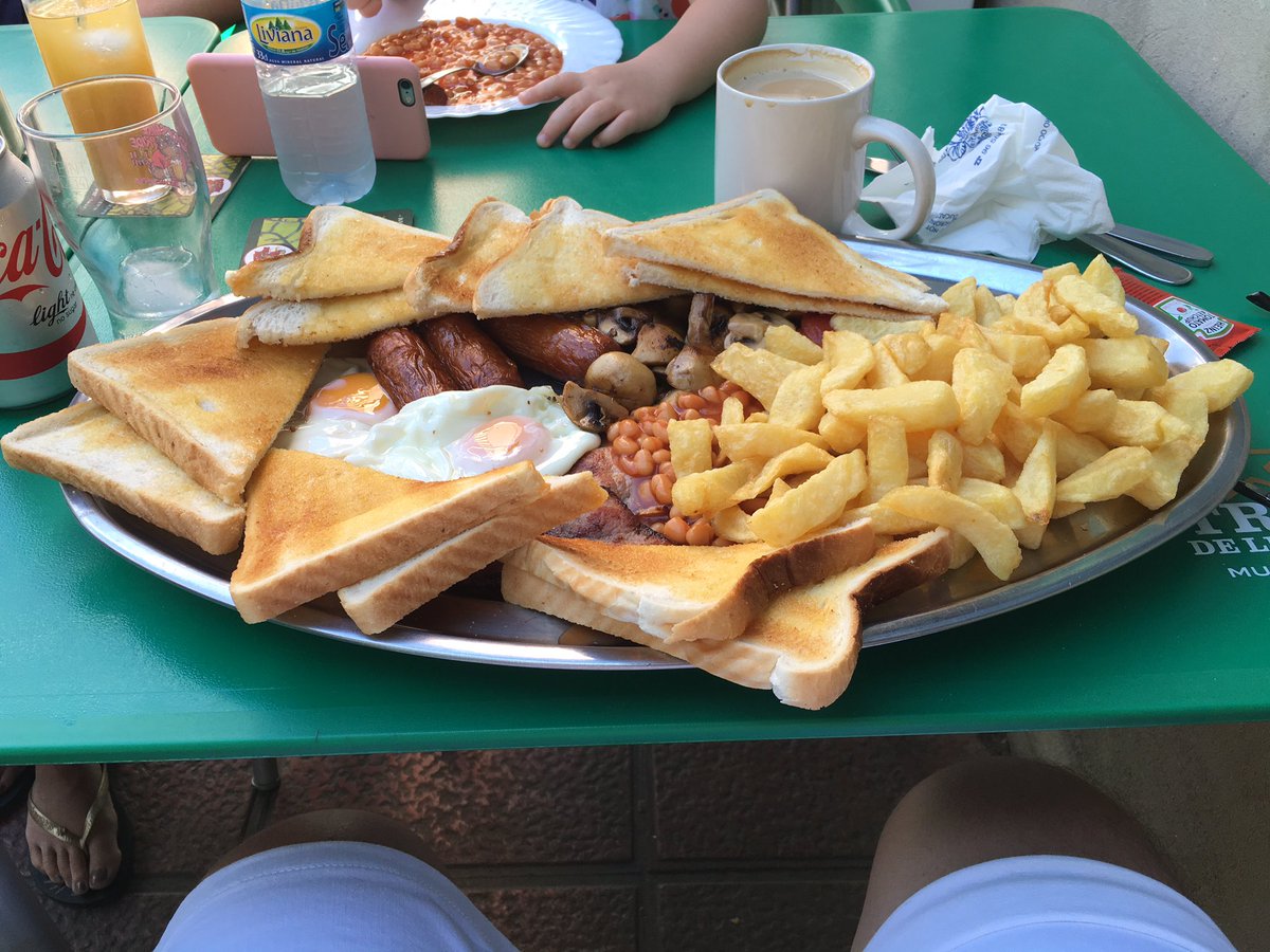 Ricky Hatton tucks into Benidorm breakfast challenge Granada ITV News