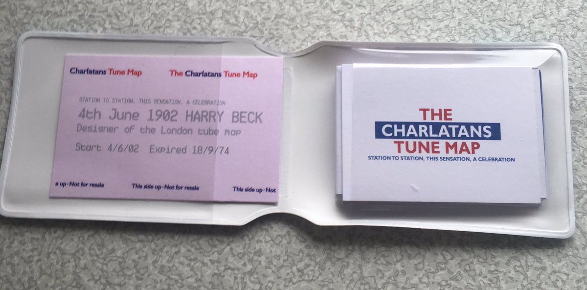 Retweet to win!! I signed a fold up tune map tube map, in a Charlatans Oyster card holder. Winner Friday 9pm
