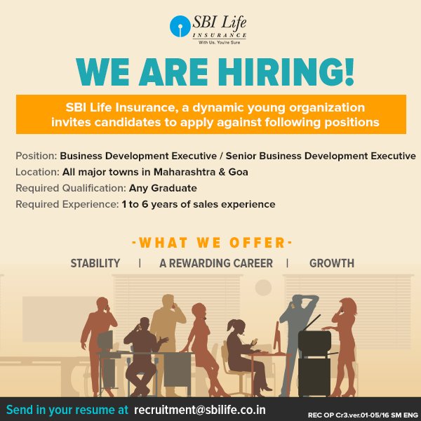 SBILife's tweet photo. Be a part of SBI Life's growth story and experience excellence. 
Click here to know more: https://t.co/thzMBGEKKn https://t.co/mfhModmcYF