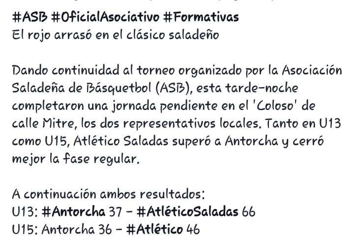 Atletico Saladas tweet media