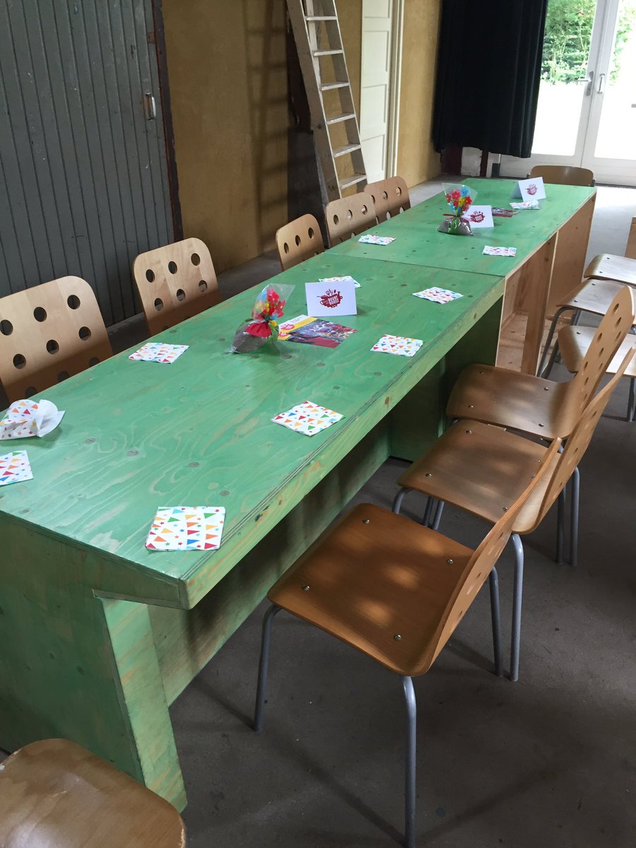 RestoAmersfoort's tweet photo. De voorbereidingen zijn in volle gang: #BuurtBoost @NieuweErven door @RestoAmersfoort https://t.co/5YD13sZK45