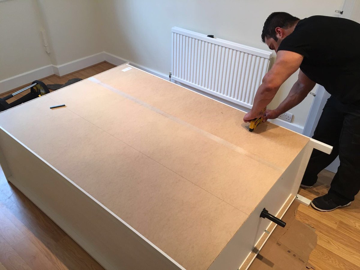 Justflatpack's tweet photo. A popular wardrobe as of late #Brusali #wardrobe from #ikea. #flatpackassembly #flatpackconstruction #flatpacklondon https://t.co/7SbbXgpcrl