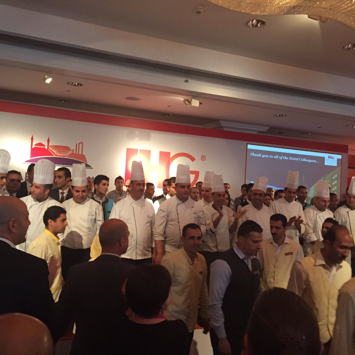 nsamak's tweet photo. A big Thank you to all @ICJordanHotel #IMEACW2016 #LifeAtIHG #VisitJordan #thankyou @VisitJordan #awesome #thankyou https://t.co/hITPDYUg3z