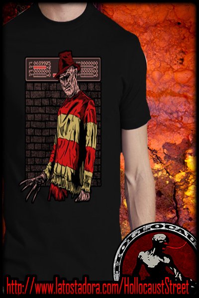 HollocaustShop's tweet photo. #tshirt #freddykrueger Game. Buy on https://t.co/teLwZWhvqq      #BienvenidoJunio @laTostadora_com  #Shipping https://t.co/Mq7DJ1CtBw