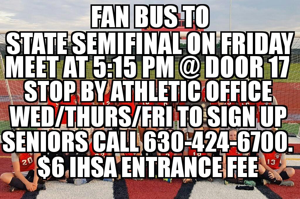 GERamsSoccer's tweet photo. Fan bus to North Central for our State Semifinal Fri! Be there, White Out! @GEHS_Athletics @GE_Rams @GlenbardDist87 https://t.co/wfbFZJz2y3