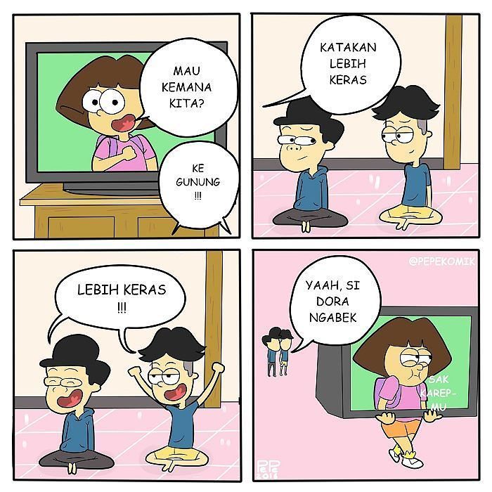 Contoh Gambar  Komik  Singkat Tentang Pendidikan Xmast 4