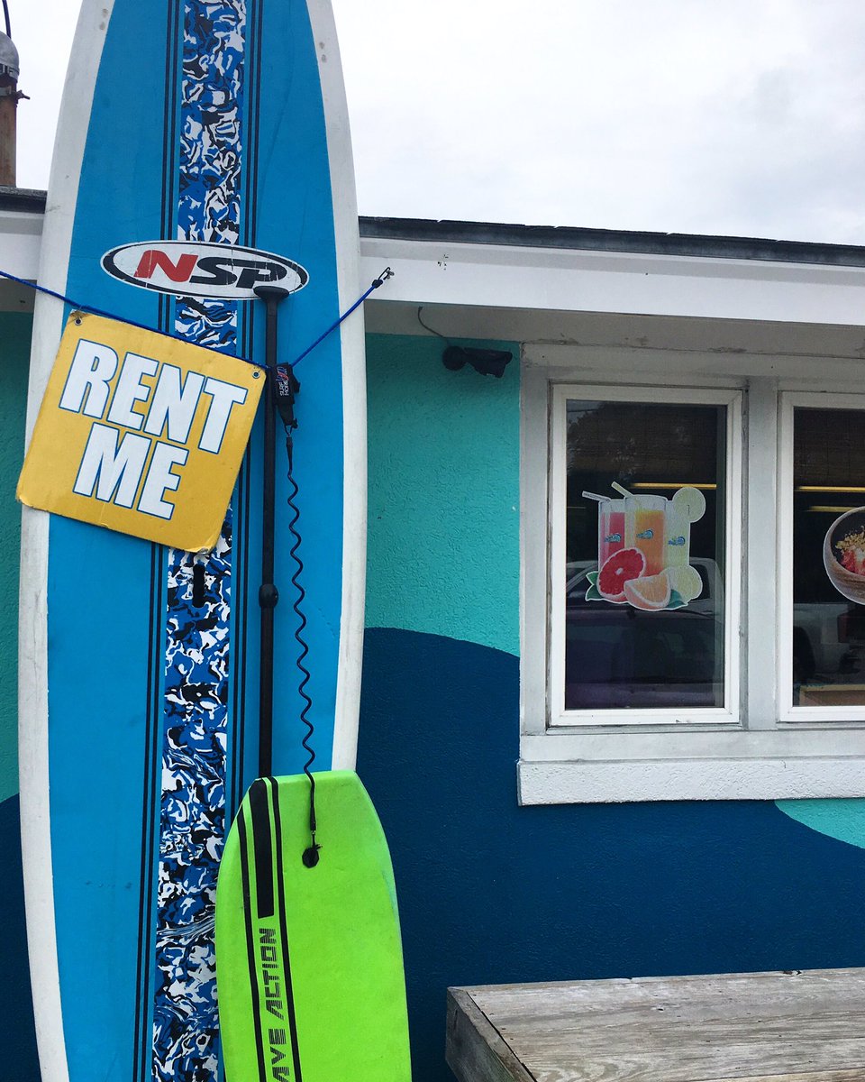 SUP's, surfboards, boogie boards, bikes, beach chairs etc... We can hook ya up all summer long 👌🏾