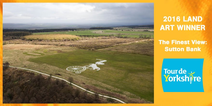 The winner of our <a href="/letouryorkshire/">Tour de Yorkshire 🚴</a> #TDYLandart competition is... "The Finest View". Congratulations!!