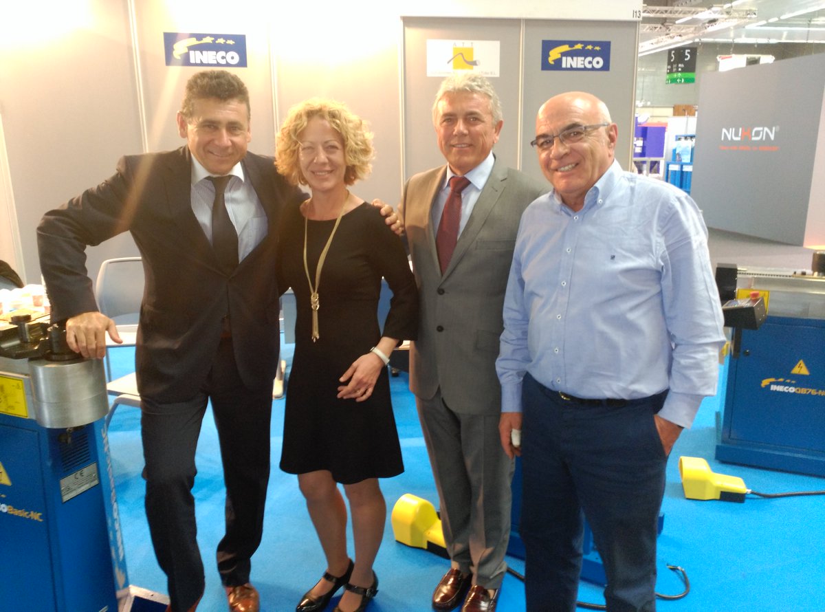 INECOBendingMac's tweet image. Good friends and national suppliers in our stand at #BIEMH
You can find at pav. 5 stand I-13 #INECO #BENDINGMACHINES