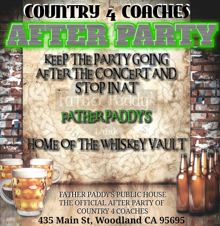 Announcing the The official after party for country 4 coaches <a href="/FatherPaddys/">Father Paddy's</a> 
#COUNTRY4COACHES 
#afterparty