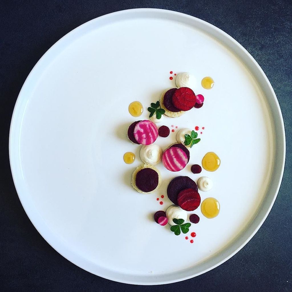 🍑Betterave 🍯Miel de miellats Corse AOP 🌹Rose
(Beetroot, Corsican Honey, rose) by cuisinaddicte