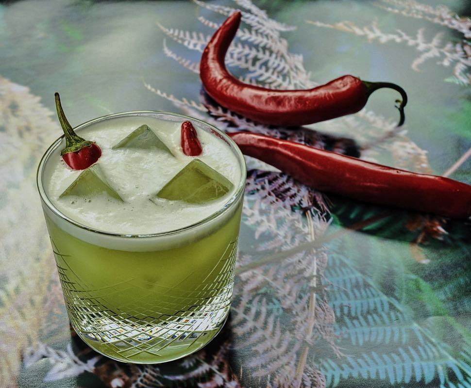 This months house cocktail @likoke inspired by <a href="/maxime_hoerth/">Maxime_Hoerth</a> Spicy tommy's combining agave with cucumber and chili…