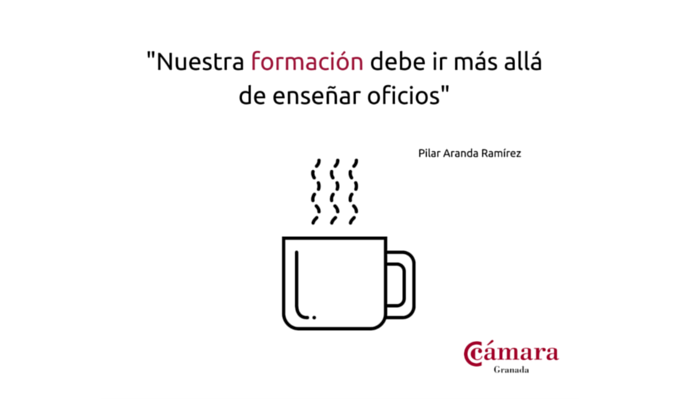 CCGranada's tweet photo. Un pequeño resumen #DesayunoEmpresarial con @PilarArandaUGR. Gracias por compartir conocimiento y visión @CanalUGR https://t.co/BuaYV0UMbG