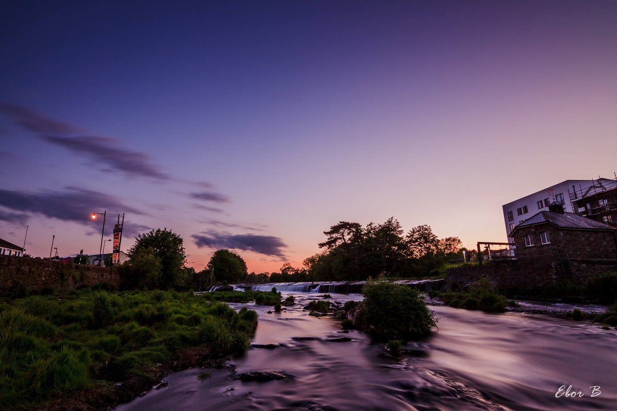 Dusk at Bandon Weir! 
#bandon #riverbandon #westcork #cork #Ireland #3eweather