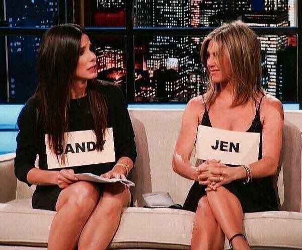 bullockslays's tweet photo. sandra bullock and jennifer aniston appreciation tweet https://t.co/Hg5U8CE6IN