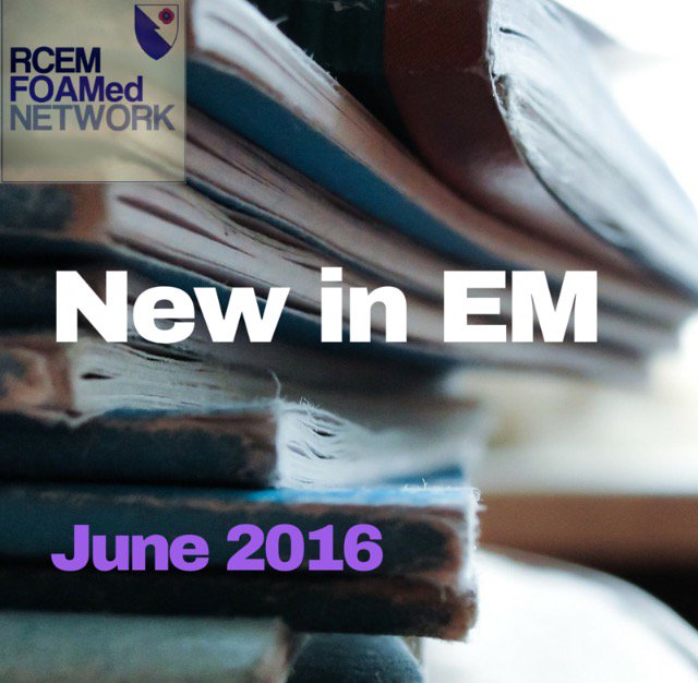 RCEMLearning's tweet photo. This months New in EM just published. Airways to lymphoedema… https://t.co/GrZdbUtOtr #foamed https://t.co/PPujIDNVSD