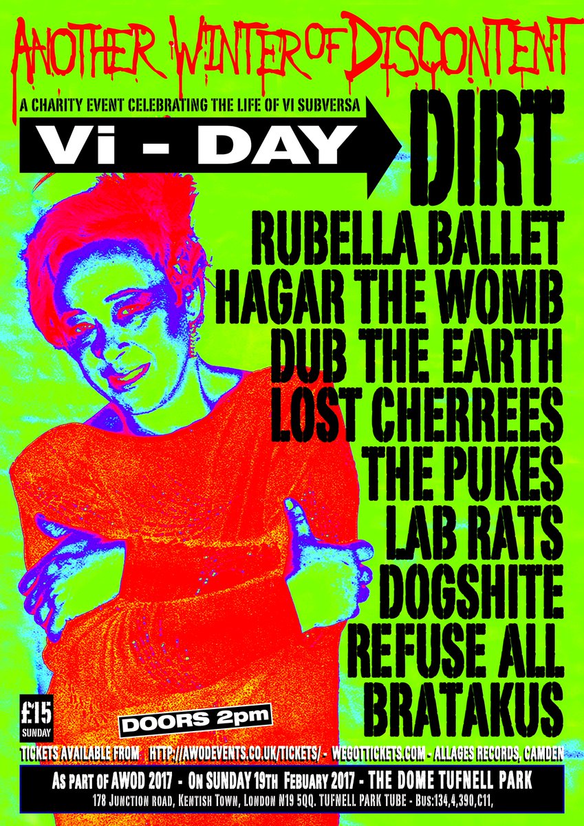 AWOD2016's tweet image. The poster art for Vi-Day at AWOD2017 by Matt Thair, just a beautiful tribute to Vi and perfect for the event